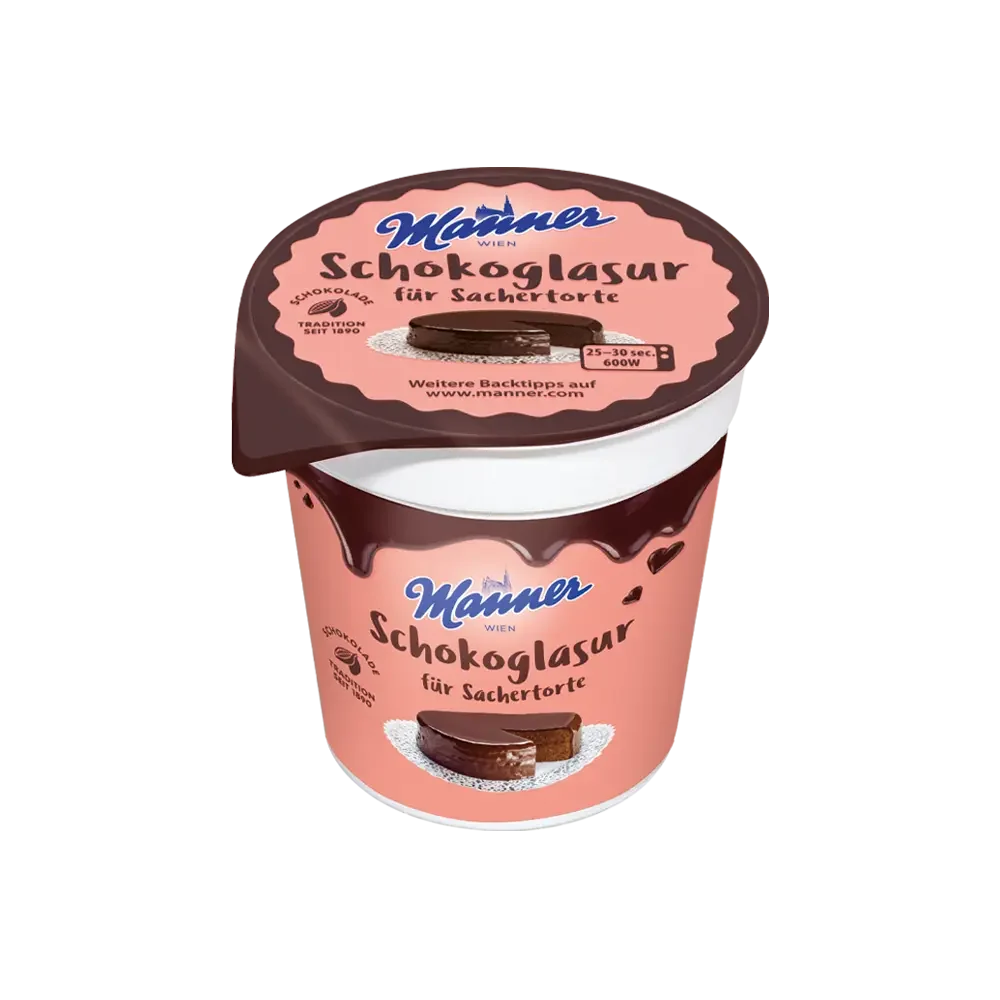 Manner Schokoglasur für Sachertorte