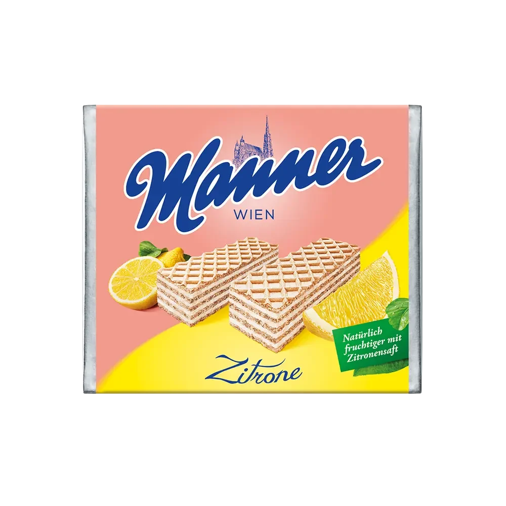 Manner Zitronencreme Schnitten