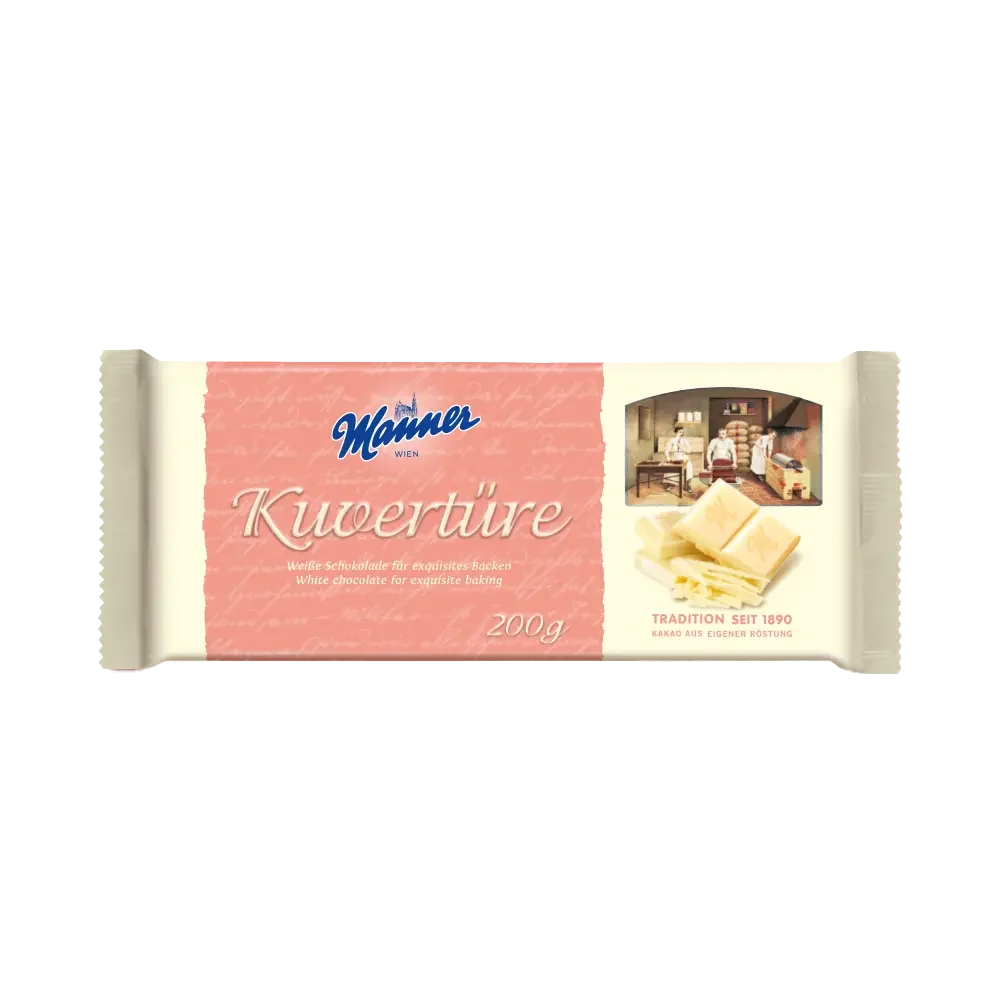 Manner Kuvertüre Weiße Schokolade