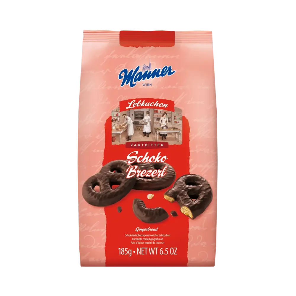 Manner Dark Chocolate Pretzels 185g