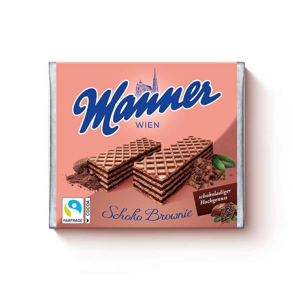 Manner Schoko Brownie Schnitten 75g | Manner.com